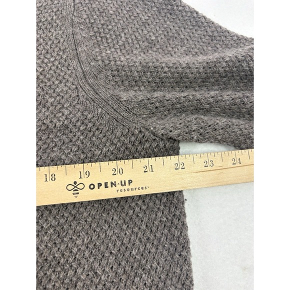 Billy Reid Sweater Merino Wool 1/4 Zip Pullover Mens Large Soft Classic Gray - Picture 9 of 11